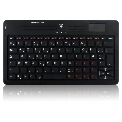 Wireless Mini Clavier Multimédia Sans Fil Rétroéclairé MFT-245