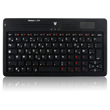 Mini clavier bluetooth akor minimax touchpad et pavé numérique