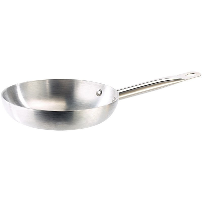 Poêle à frire / wok plat en acier forgé, diamètres 24 à 34 cm