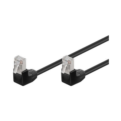 Câble rj45 à têtes coudées - type utp cat.5, long. 50cm