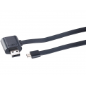 Câble usb vers micro usb otg déport usb femelle (70 cm)