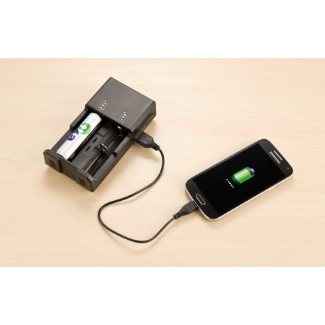 Chargeur d'accumulateurs fonction batterie externe pour smartphone