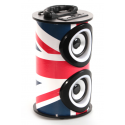 Enceinte double hp sans fil teknofun, design drapeau uk