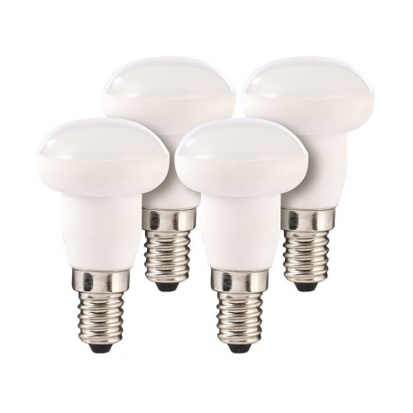 Ampoules led céramique luminea (x 4), 4w, culot e14, blanc