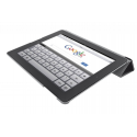 Housse pour ipad mini support trust tria (blanc / noir)
