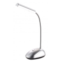 Lampe de bureau orientable col de cygne et alim. piles lunartec