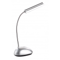 Lampe de bureau orientable col de cygne et alim. piles lunartec