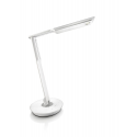 Lampe de bureau led variateur et usb philips mallet