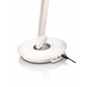 Lampe de bureau led variateur et usb philips mallet