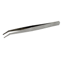 Pince brucelle coudée en acier inoxydable 120 mm