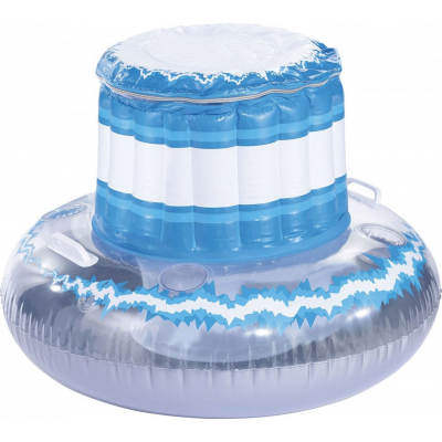 Glacière flottante pour piscine pour 12 canettes et 4 gobelets