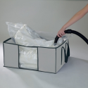 Sac housse pour rangement sous vide linge et habits