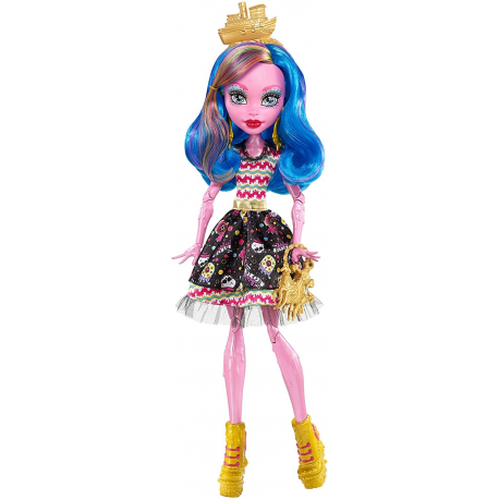 Poupée monster high : gooliope jellington costume corsaire