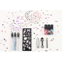 Coffret beauté chica vampiro : bar à ongles et tatoos tampons