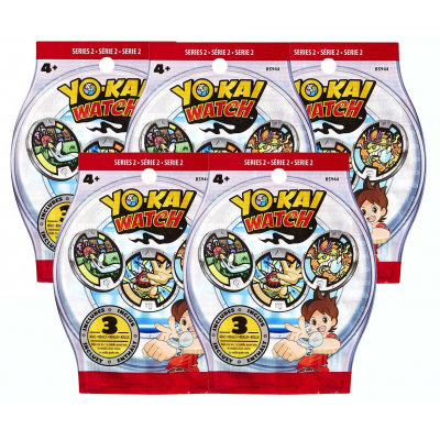 Pack de 3 médailles aléatoires pour jouet yo-kai watch