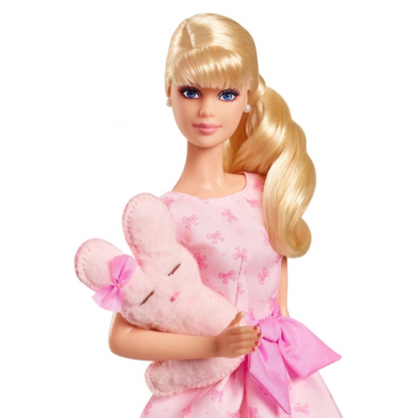 Barbie collector "it's a girl" : barbie enceinte robe rose
