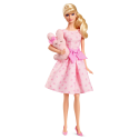 Barbie collector "it's a girl" : barbie enceinte robe rose