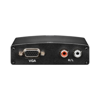 Convertisseur vga + audio vers hdmi : pc sur moniteur ou écran tv hd