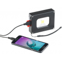 Batterie usb d'appoint projecteur led 10w intégré kryolights