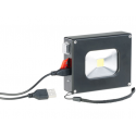 Batterie usb d'appoint projecteur led 10w intégré kryolights