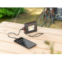 Batterie usb d'appoint projecteur led 10w intégré kryolights