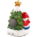 Statuette déco de noël enceinte bluetooth intégrée