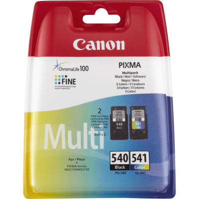 Cartouche originale canon pg-540 noir / cmj pour imprimantes pixma