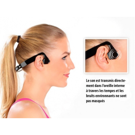 Casque running sans fil transmission ostéophonique bc-40.sh