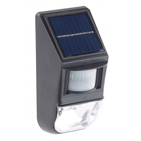 Veilleuse murale led solaire 0,5 w capteur pir et luminosité