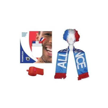 Kit complet de supporter équipe de france pour euro 2016