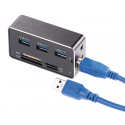 Hub usb 3.0 lecteur cartes sd / micro sd / ms / m2