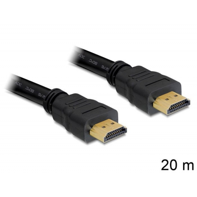 Câble hdmi 20 m compatible 4k et ethernet : delock 83452