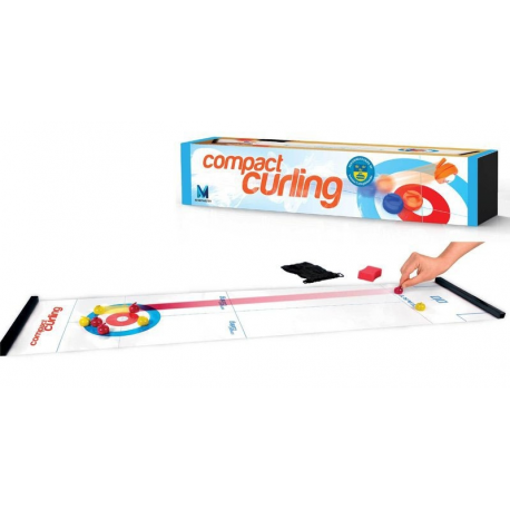 Mini jeu de curling et bowling compact : jouet fun famille