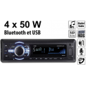 Autoradio 1din creasono bluetooth, usb et micro intégré