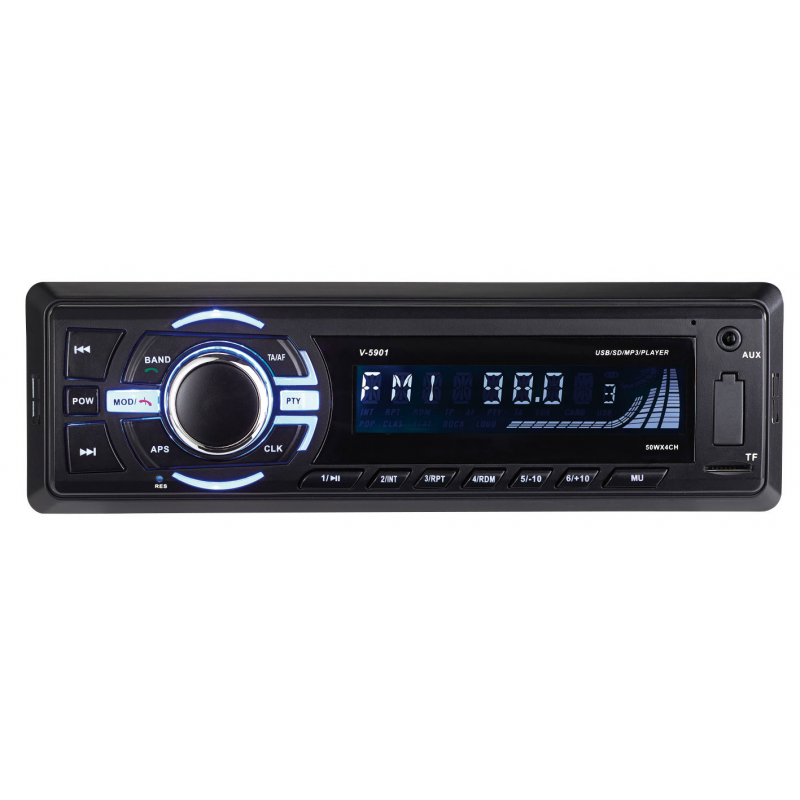 Autoradio 1din creasono bluetooth, usb et micro intégré