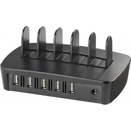 Docking et chargeur 5 ports usb pour smartphones et tablettes