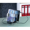 Docking et chargeur 5 ports usb pour smartphones et tablettes