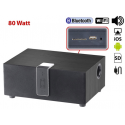 Haut-parleur multiroom bluetooth /wifi/airplay 80 w subwoofer noir