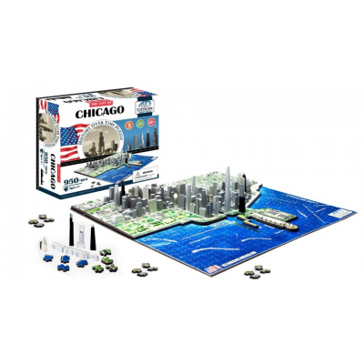 Puzzle 4d métropoles cityscape : jeu de patience famille