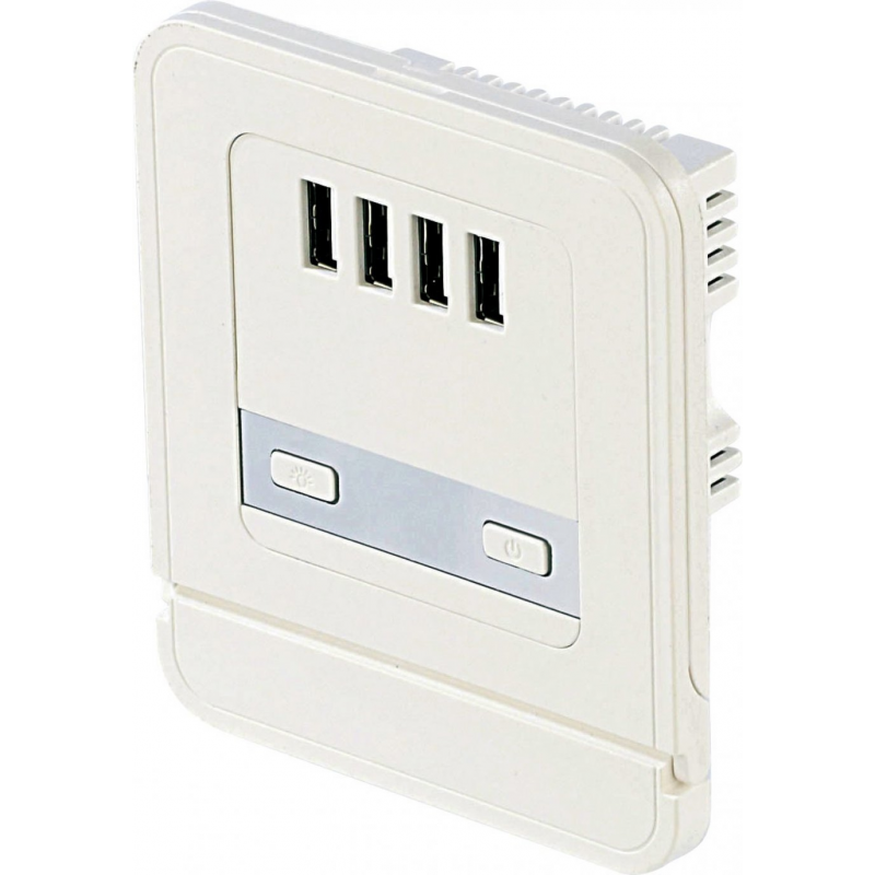 110-250V Prise murale USB avec 4 ports USB DC 5V Prise électrique murale  USB Prise USB Prise de bureau à domicile