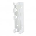 Support mural pour bloc multiprise blanc, largeur max. 5 cm