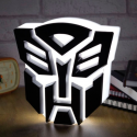 Lampe déco led 'logo autobot' transformers : déco geek