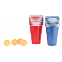 Pack bière pong 60 gobelets americains et 5 balles