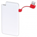 Batterie de secours 4000/8000 mah câble micro usb intrégré