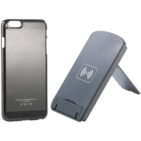 Coque adaptateur qi pour iphone station de chargement