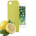 Coque iphone 7 et 7s jaune parfum citron - ksix sense