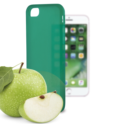 Coque iphone 7 et 7s vert parfum pomme - ksix sense
