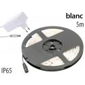 Ruban led lumière unicolore pour secteur 230v, 5m, étanche ip65